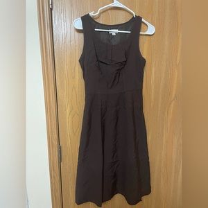 Merona Brown Sleeveless A-line Dress